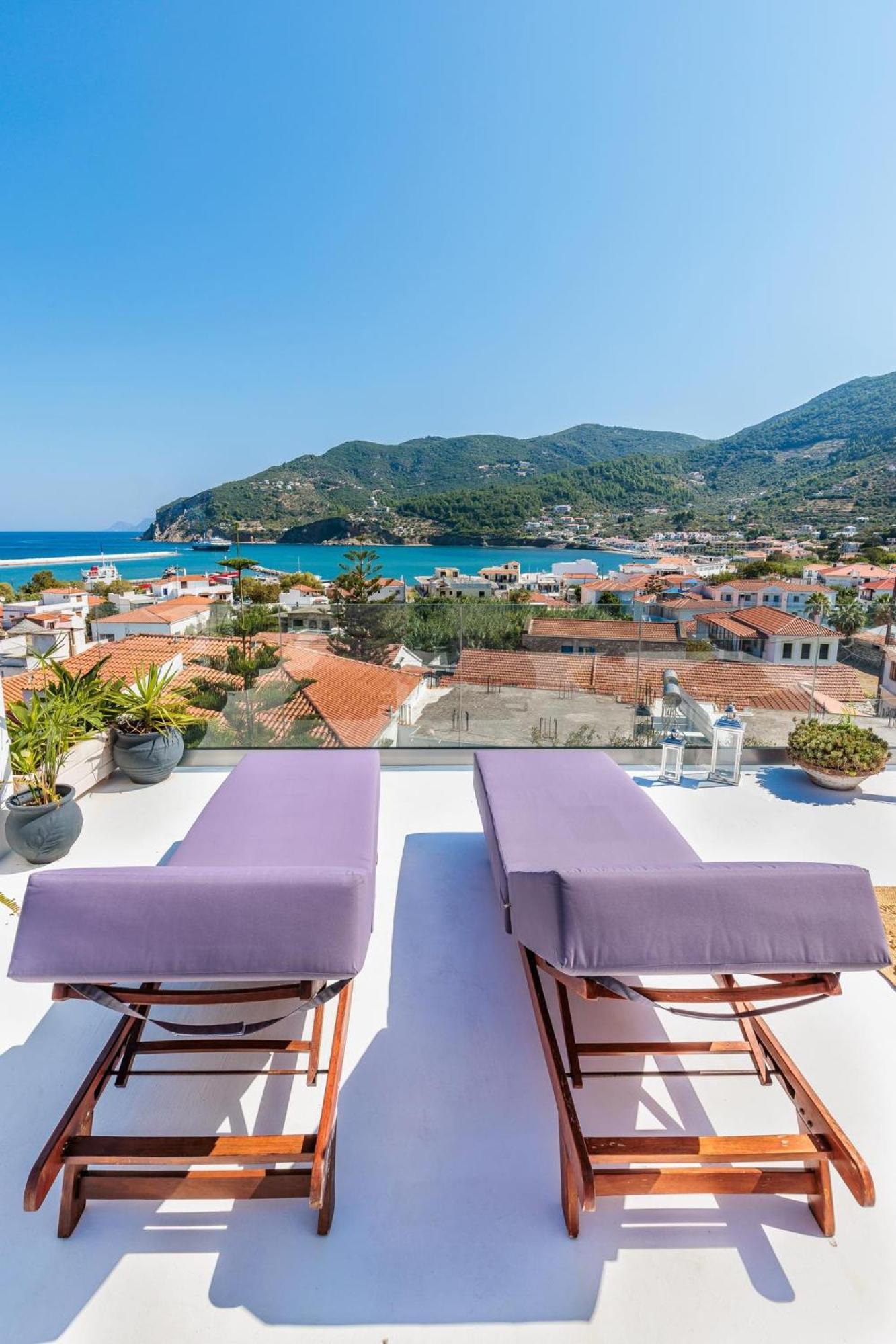 To Nissi Villa Skopelos Eksteriør billede